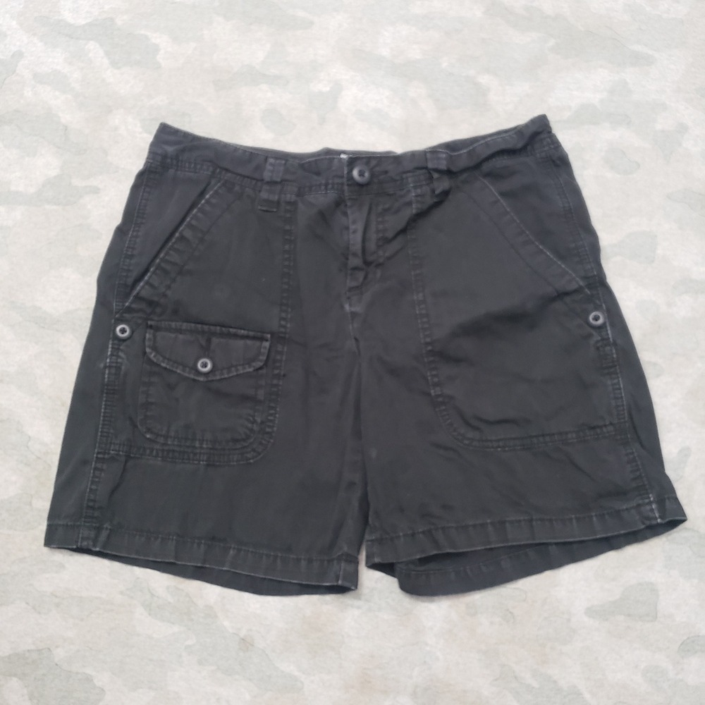 Polo Jeans Co Ralph Lauren Shorts Womens 8 Black Cargo Utility